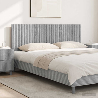 vidaXL Wall-Mounted Headboard ARNHEM Grey Sonoma Engineered Wood 1