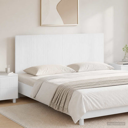 vidaXL Wall-Mounted Headboard ARNHEM White Engineered Wood 1
