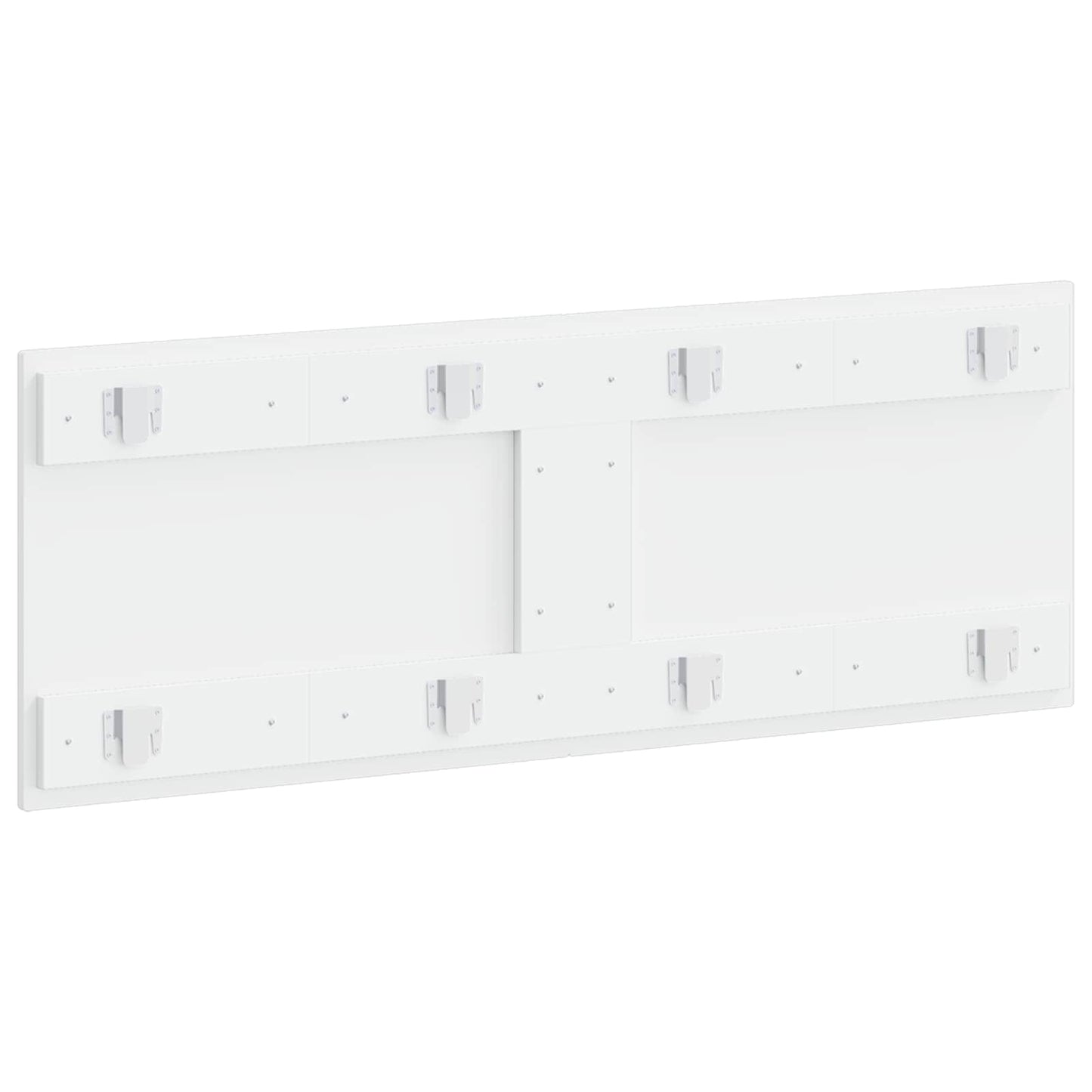vidaXL Wall-Mounted Headboard ARNHEM White Engineered Wood 5