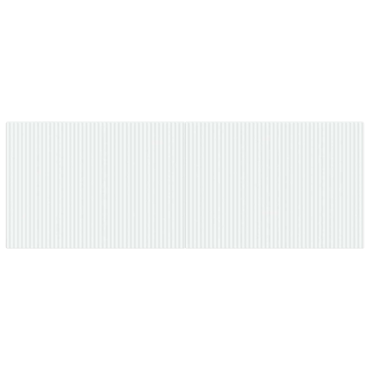 vidaXL Wall-Mounted Headboard ARNHEM White Engineered Wood 3