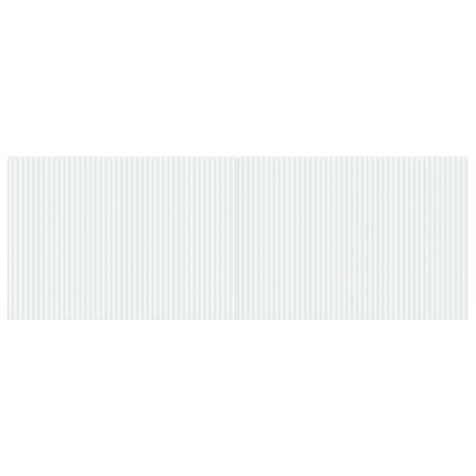 vidaXL Wall-Mounted Headboard ARNHEM White Engineered Wood 3