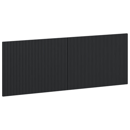 vidaXL Wall-Mounted Headboard ARNHEM Black Engineered Wood 2