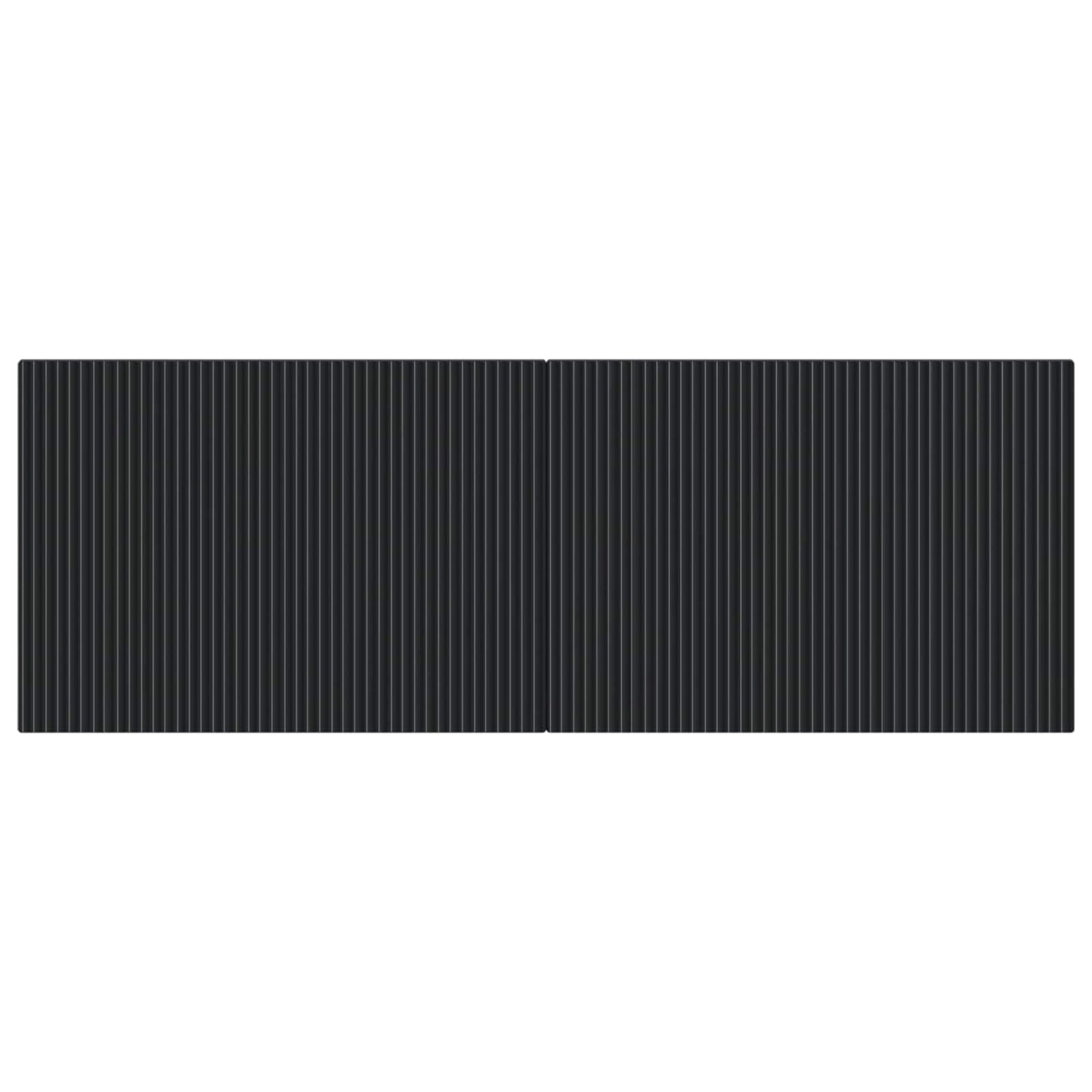 vidaXL Wall-Mounted Headboard ARNHEM Black Engineered Wood 3