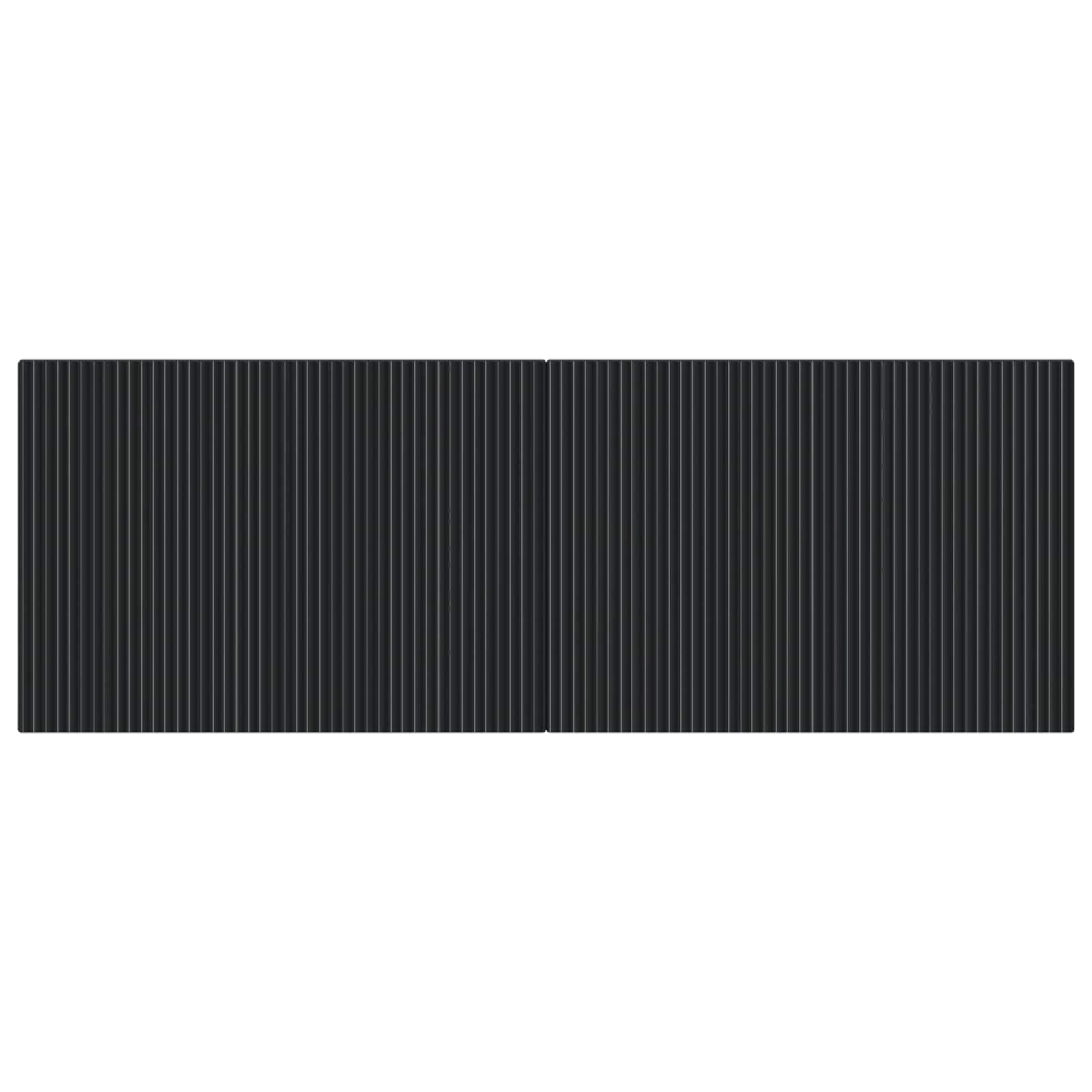vidaXL Wall-Mounted Headboard ARNHEM Black Engineered Wood 3
