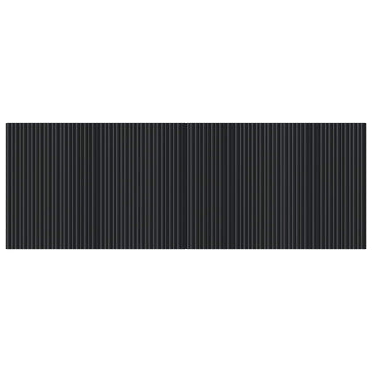 vidaXL Wall-Mounted Headboard ARNHEM Black Engineered Wood 3
