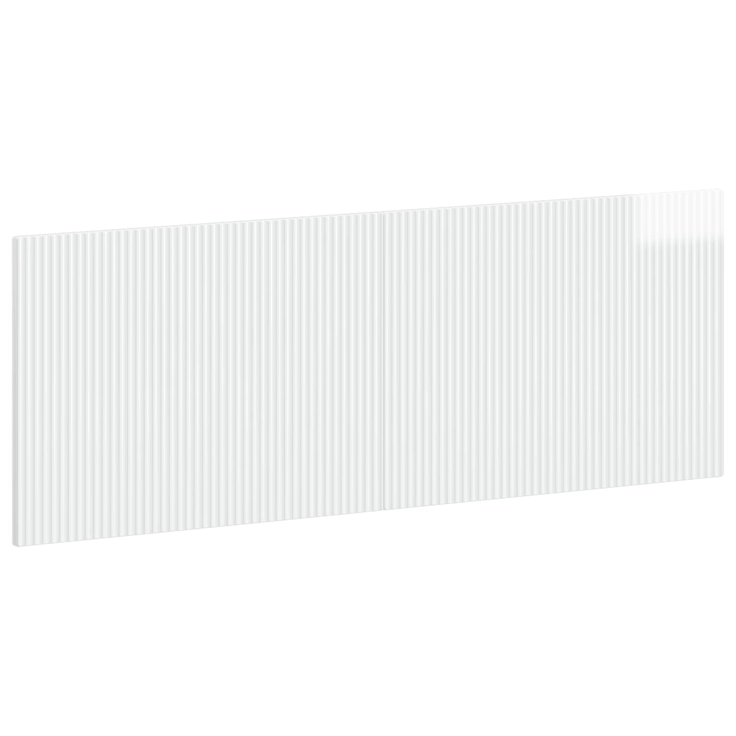 vidaXL Wall-Mounted Headboard ARNHEM High Gloss White Engineered Wood 2
