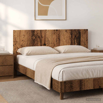vidaXL Wall-Mounted Headboard ARNHEM Old Wood Engineered Wood 1