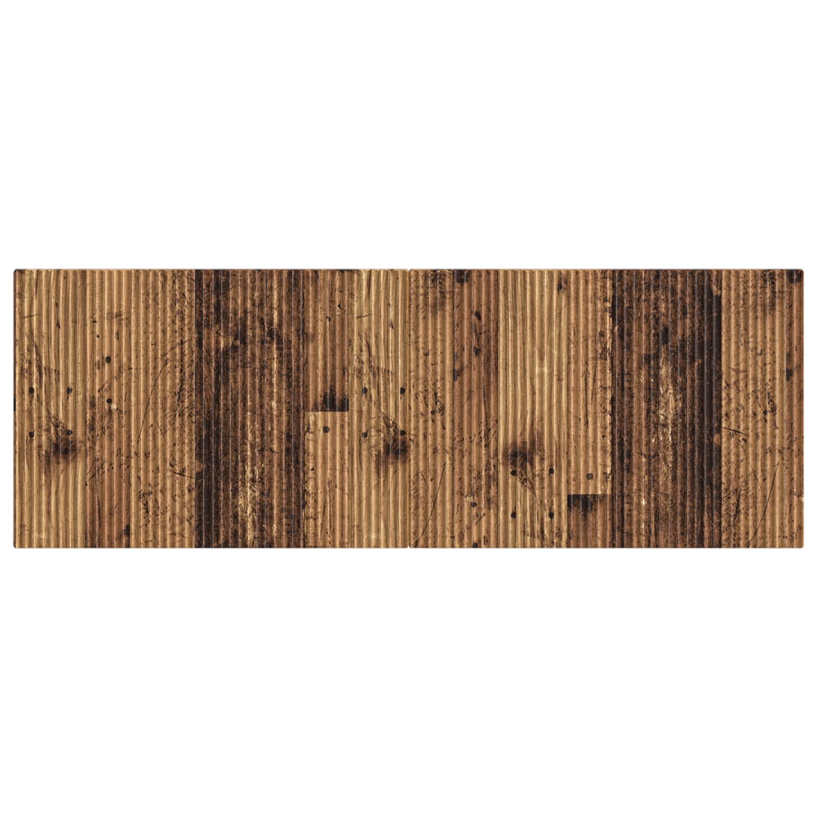vidaXL Wall-Mounted Headboard ARNHEM Old Wood Engineered Wood 3