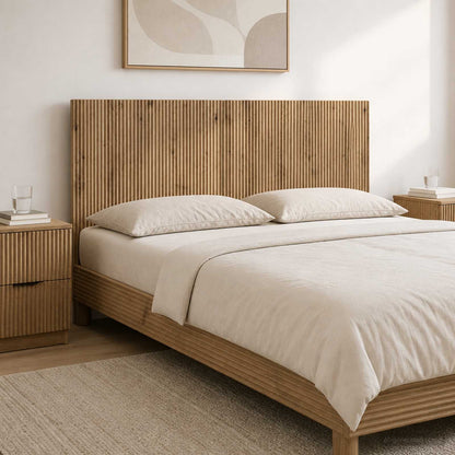 vidaXL Wall-Mounted Headboard ARNHEM Artisan Oak Engineered Wood 1