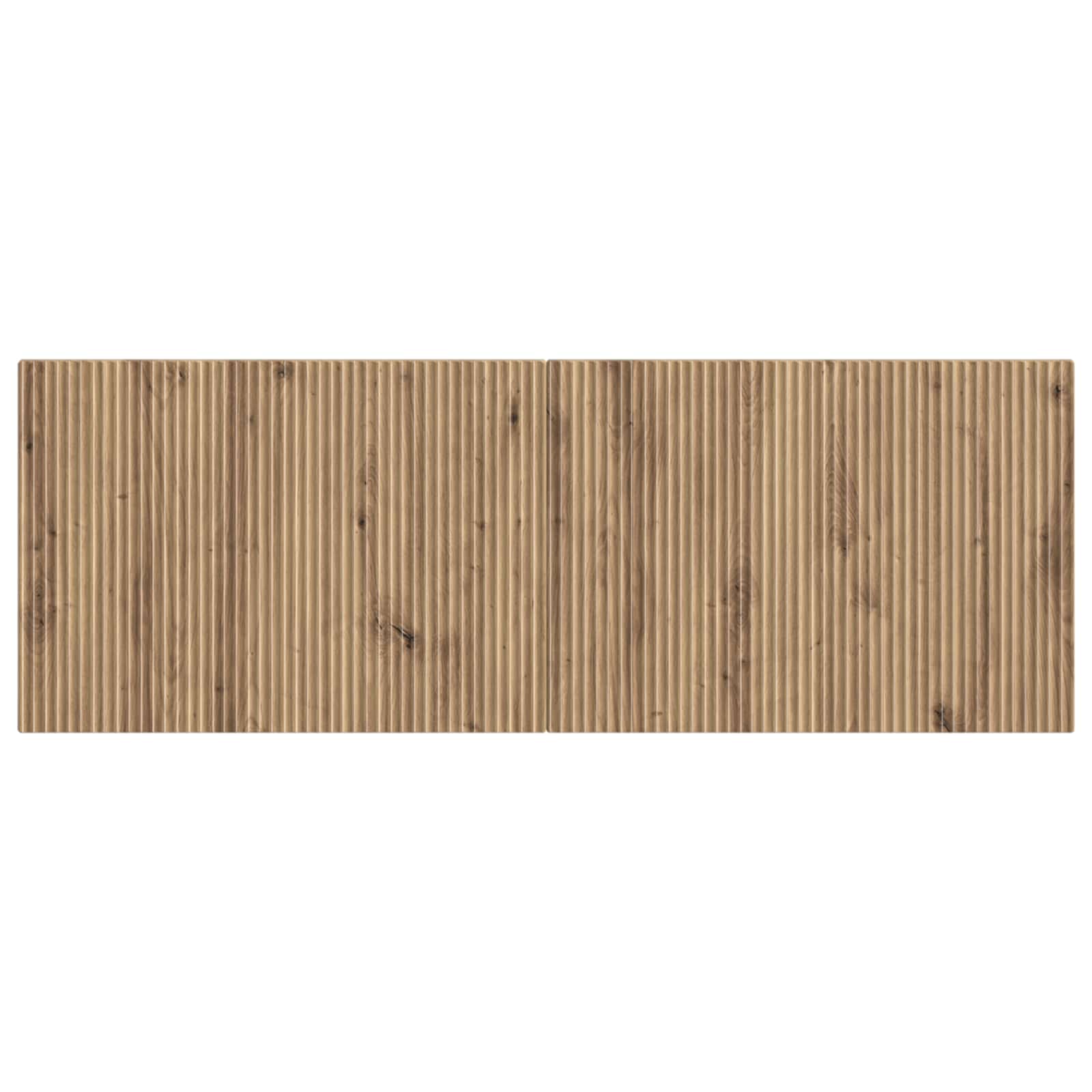 vidaXL Wall-Mounted Headboard ARNHEM Artisan Oak Engineered Wood 3
