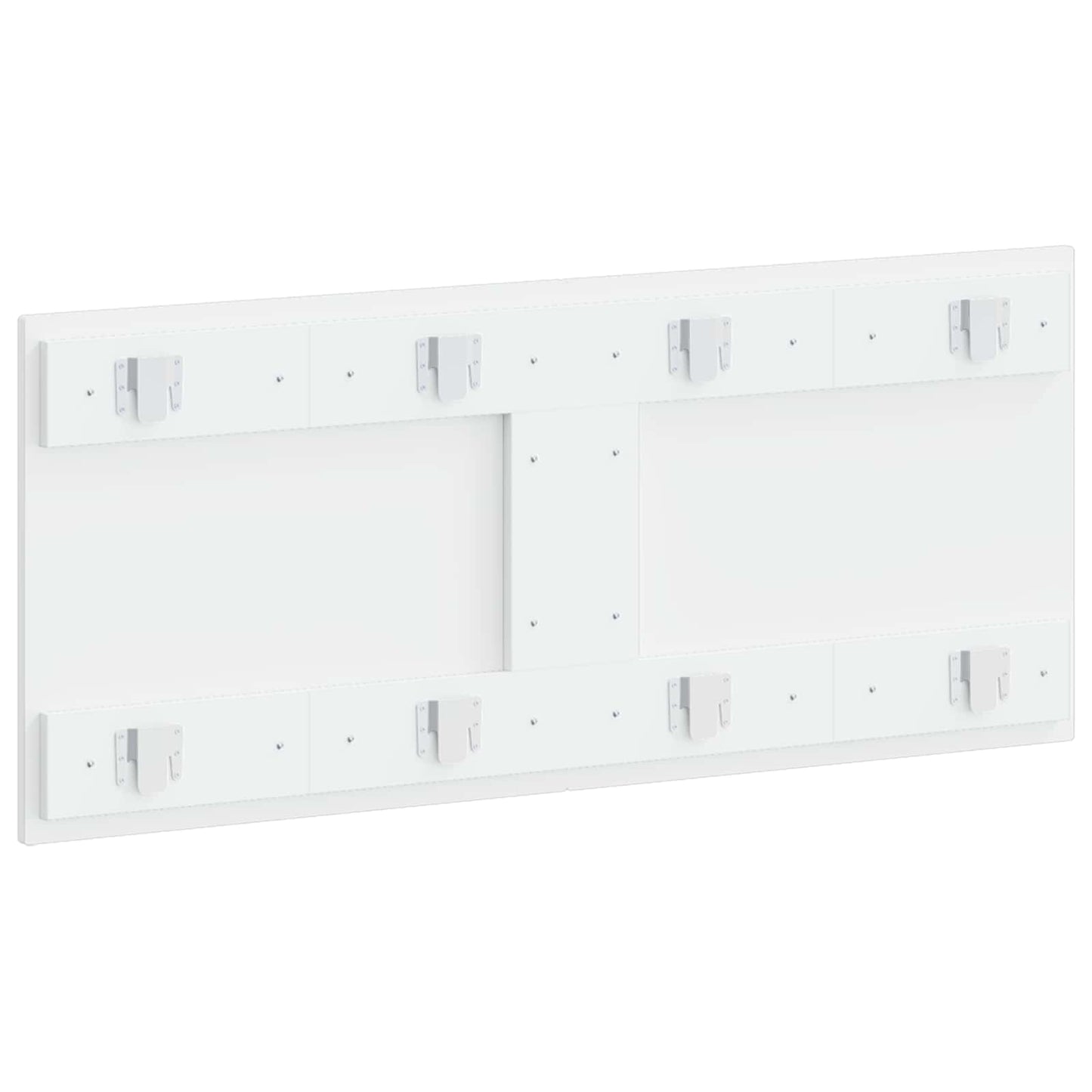 vidaXL Wall-Mounted Headboard ARNHEM White Engineered Wood 5