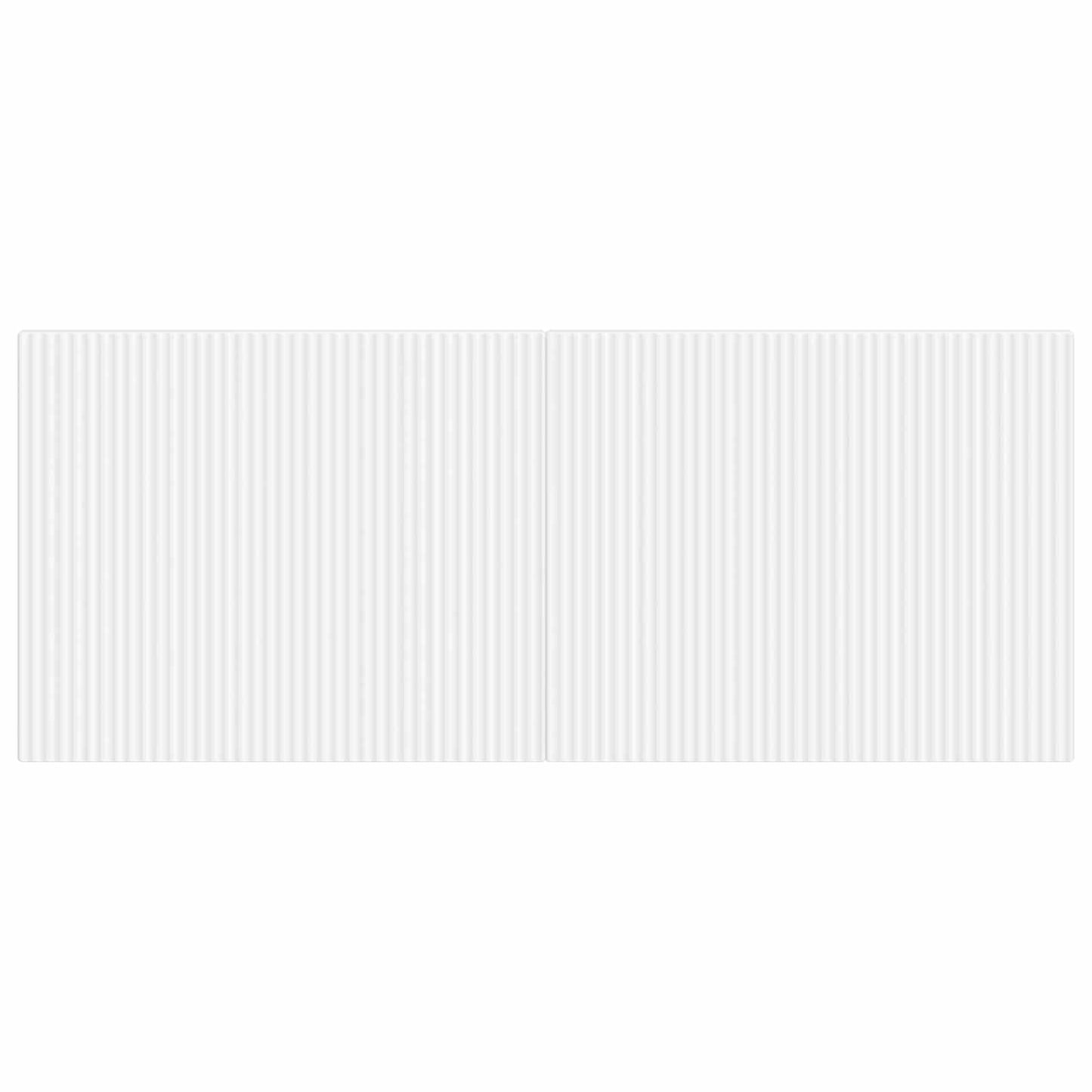 vidaXL Wall-Mounted Headboard ARNHEM White Engineered Wood 3