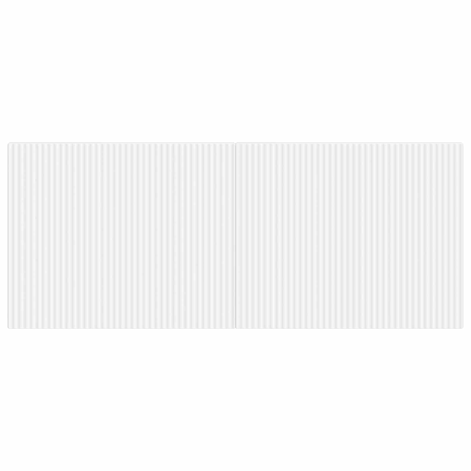 vidaXL Wall-Mounted Headboard ARNHEM White Engineered Wood 3