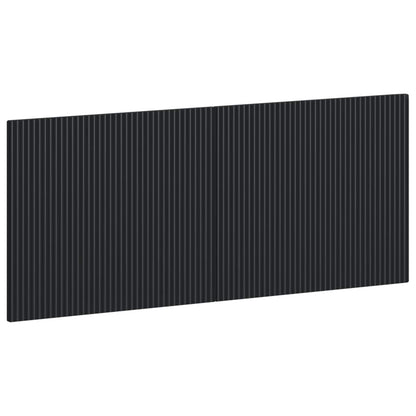vidaXL Wall-Mounted Headboard ARNHEM Black Engineered Wood 2