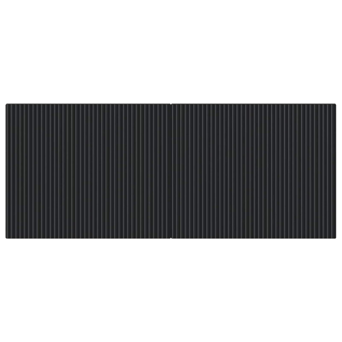 vidaXL Wall-Mounted Headboard ARNHEM Black Engineered Wood 3