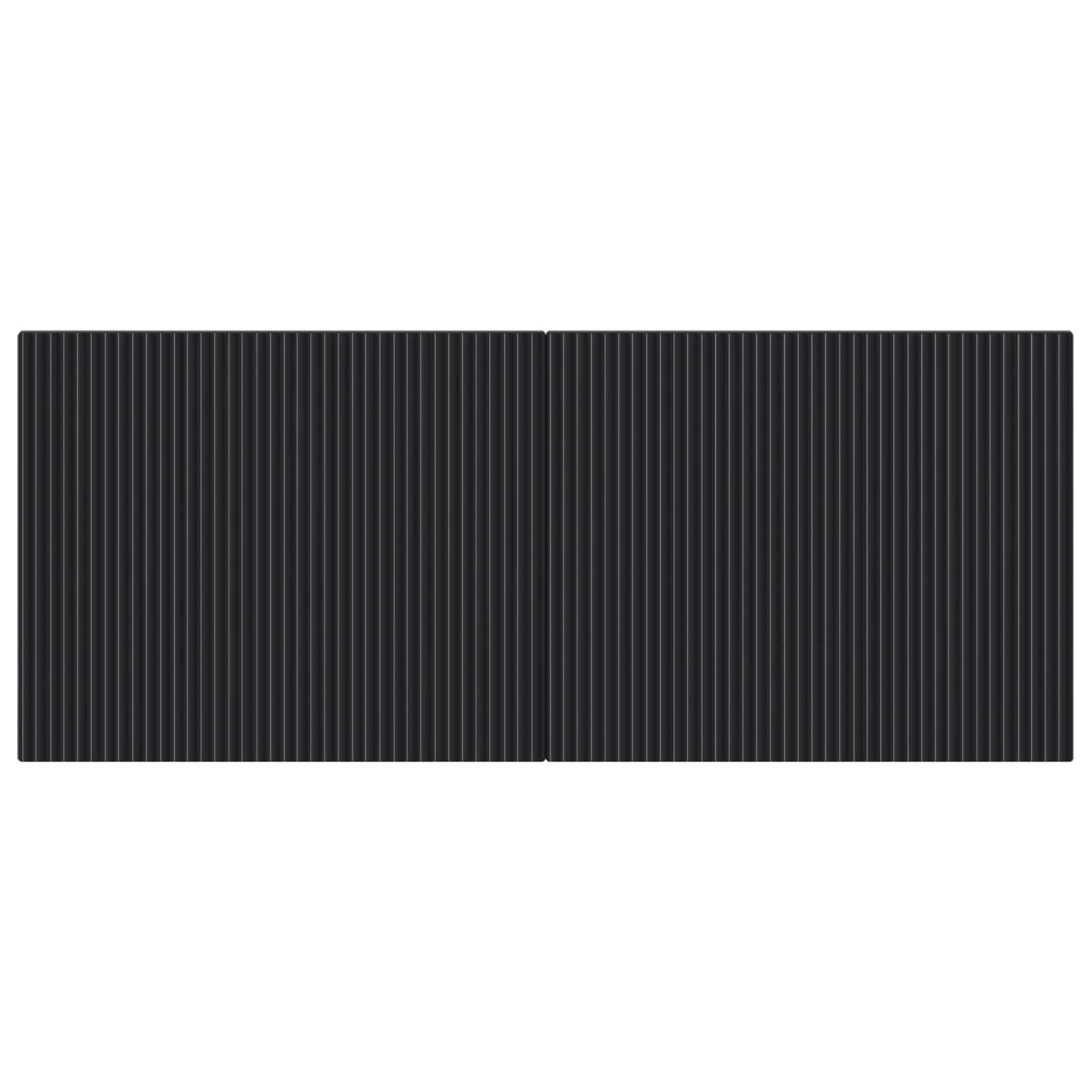 vidaXL Wall-Mounted Headboard ARNHEM Black Engineered Wood 3