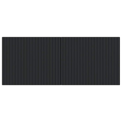 vidaXL Wall-Mounted Headboard ARNHEM Black Engineered Wood 3