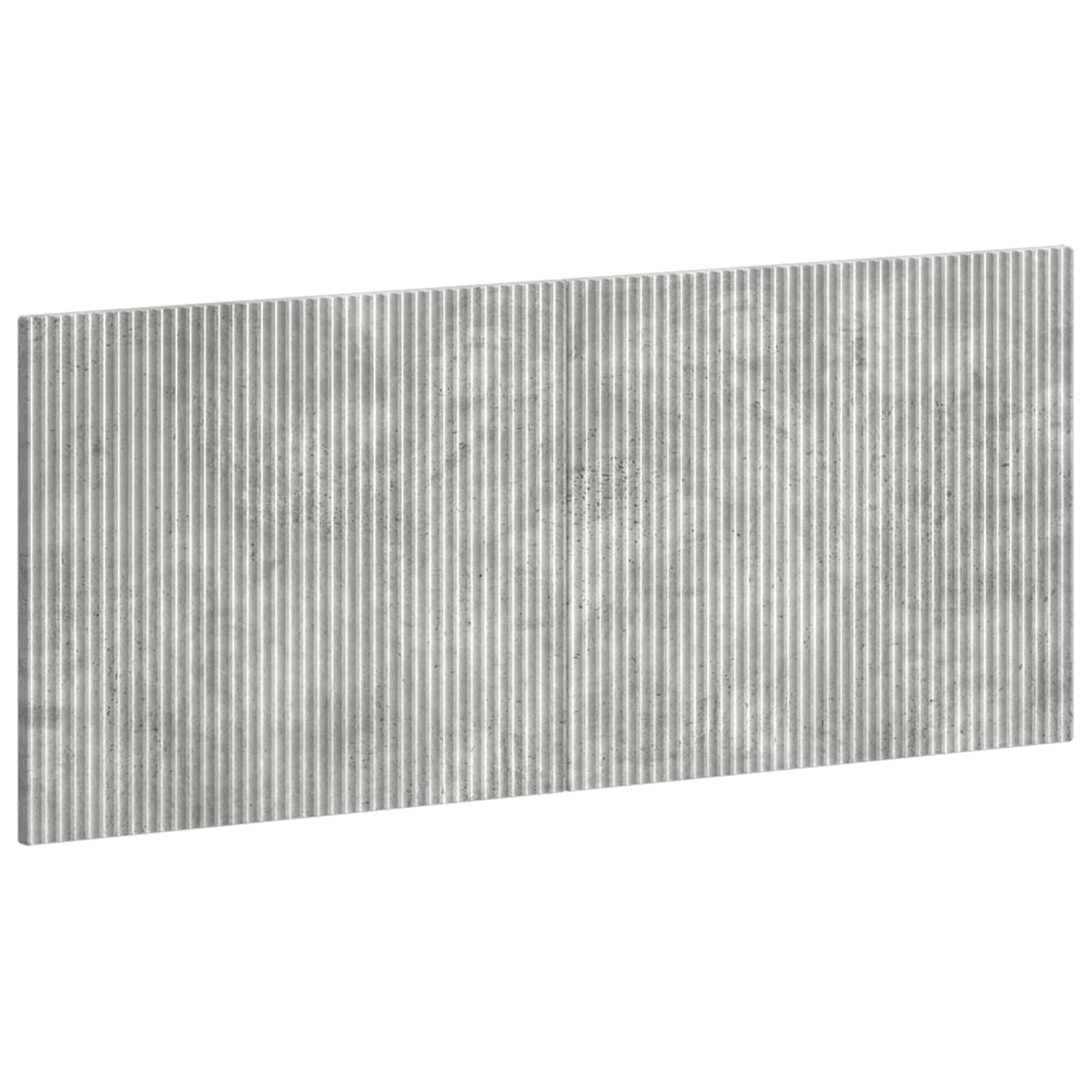 vidaXL Wall-Mounted Headboard ARNHEM Concrete Grey Engineered Wood 2
