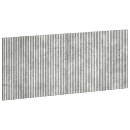 vidaXL Wall-Mounted Headboard ARNHEM Concrete Grey Engineered Wood 2