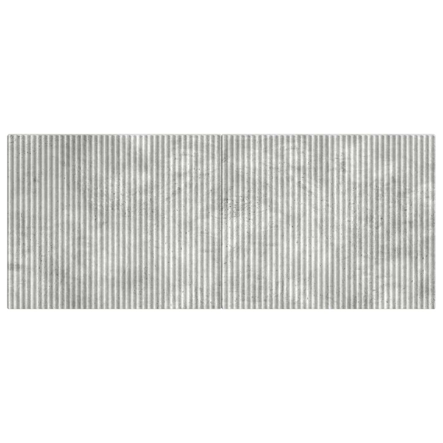 vidaXL Wall-Mounted Headboard ARNHEM Concrete Grey Engineered Wood 3