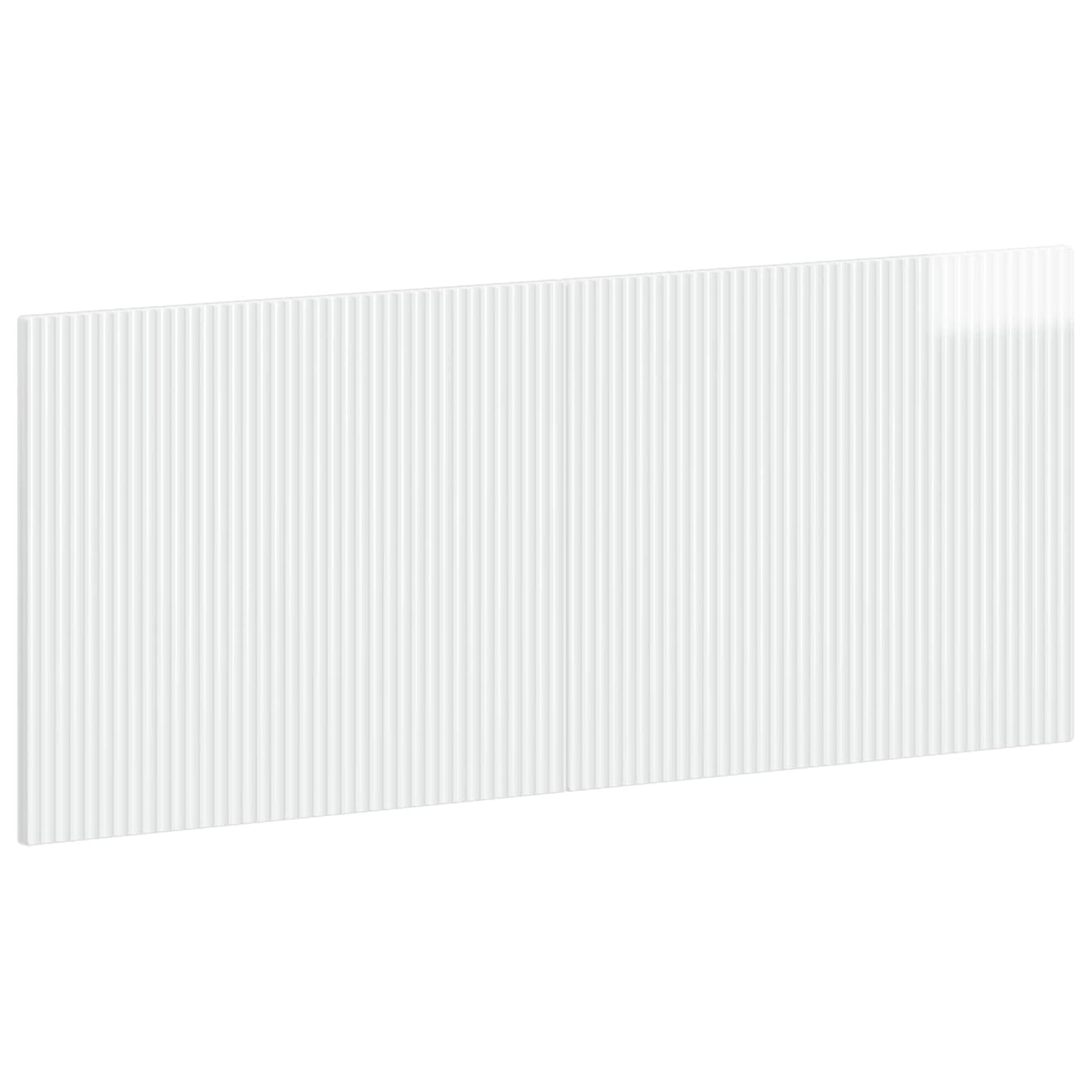 vidaXL Wall-Mounted Headboard ARNHEM High Gloss White Engineered Wood 2