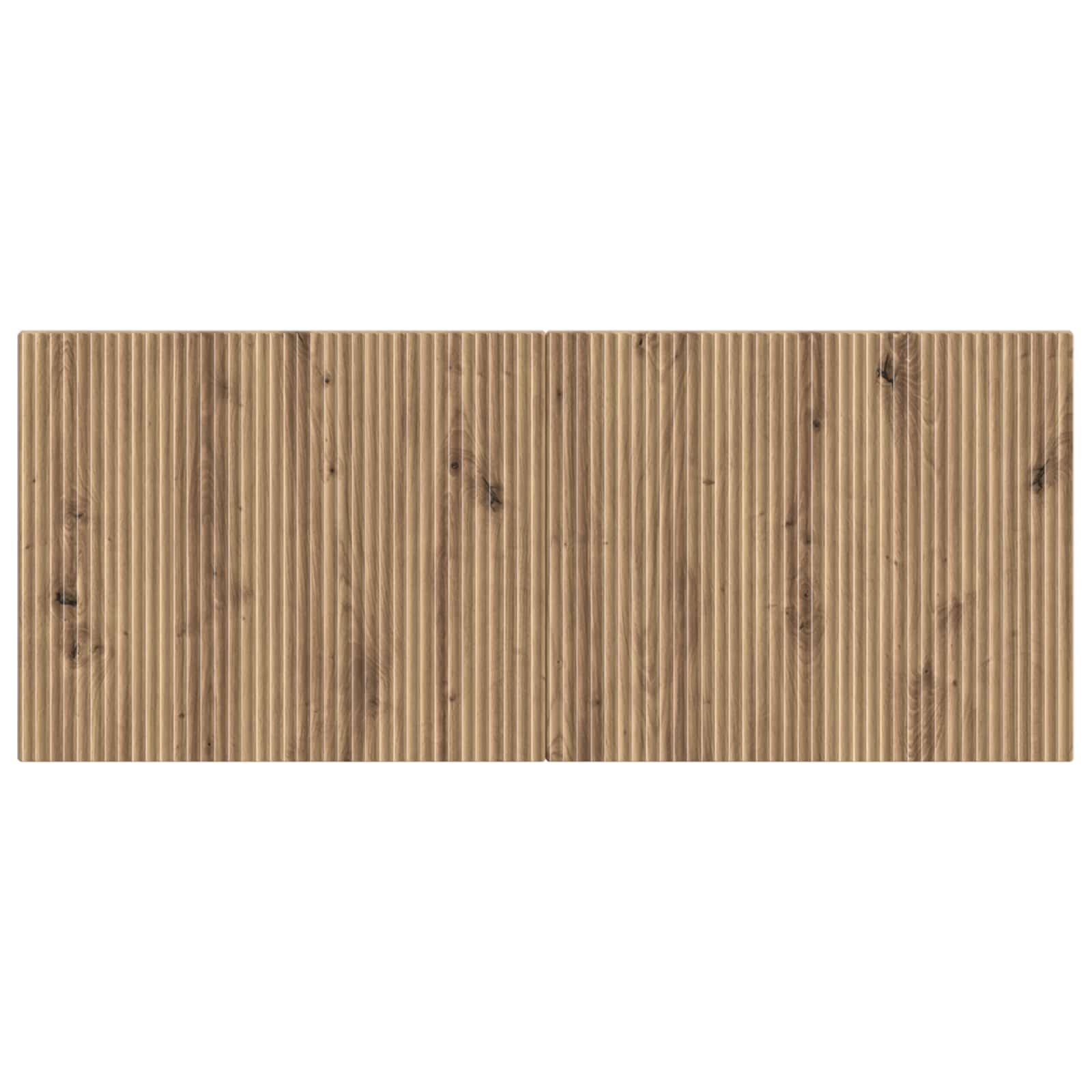 vidaXL Wall-Mounted Headboard ARNHEM Artisan Oak Engineered Wood 3