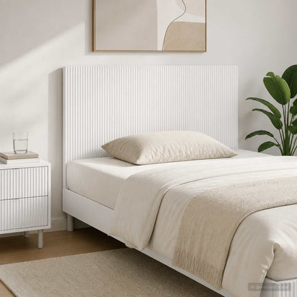 vidaXL Wall-Mounted Headboard ARNHEM White Engineered Wood 1