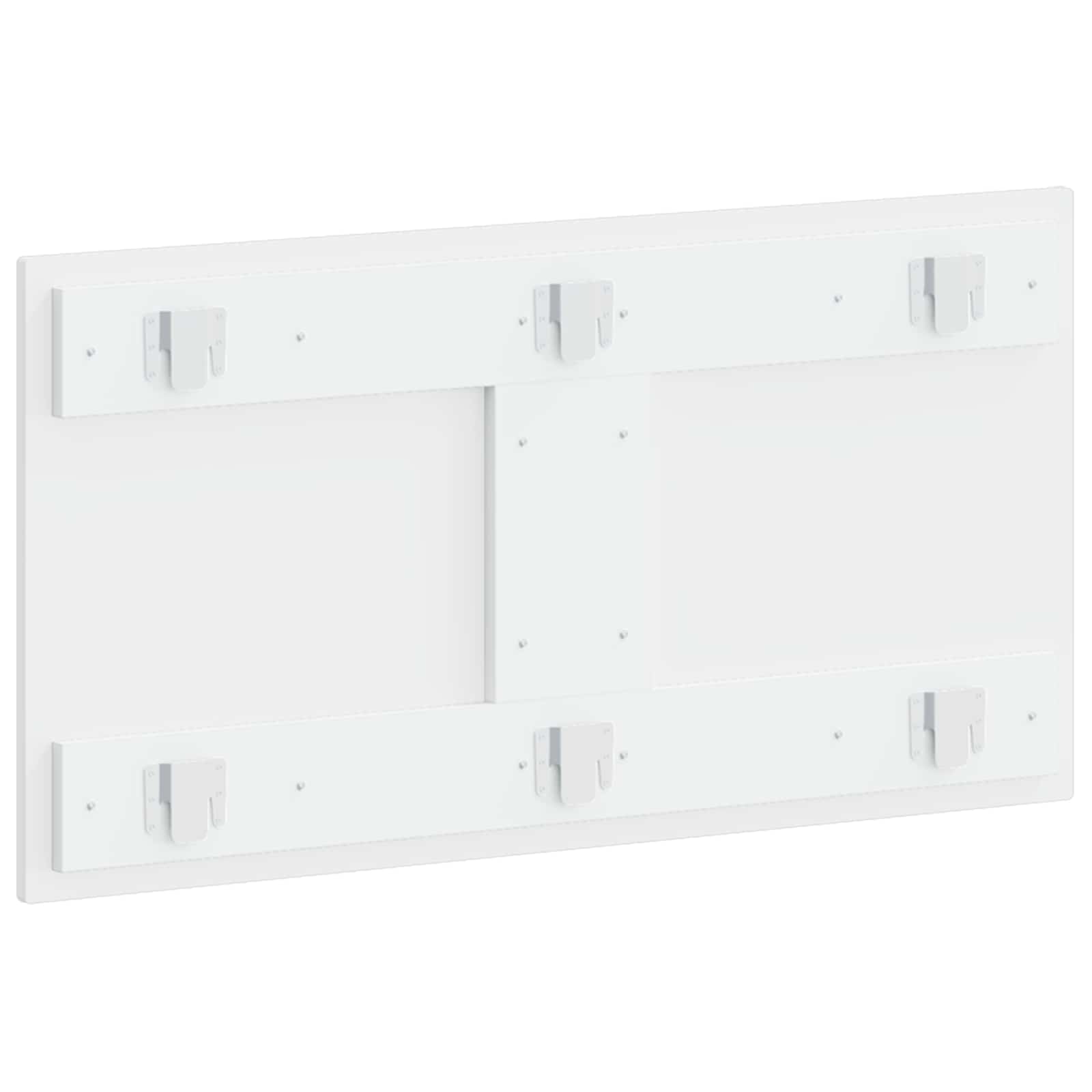 vidaXL Wall-Mounted Headboard ARNHEM White Engineered Wood 5