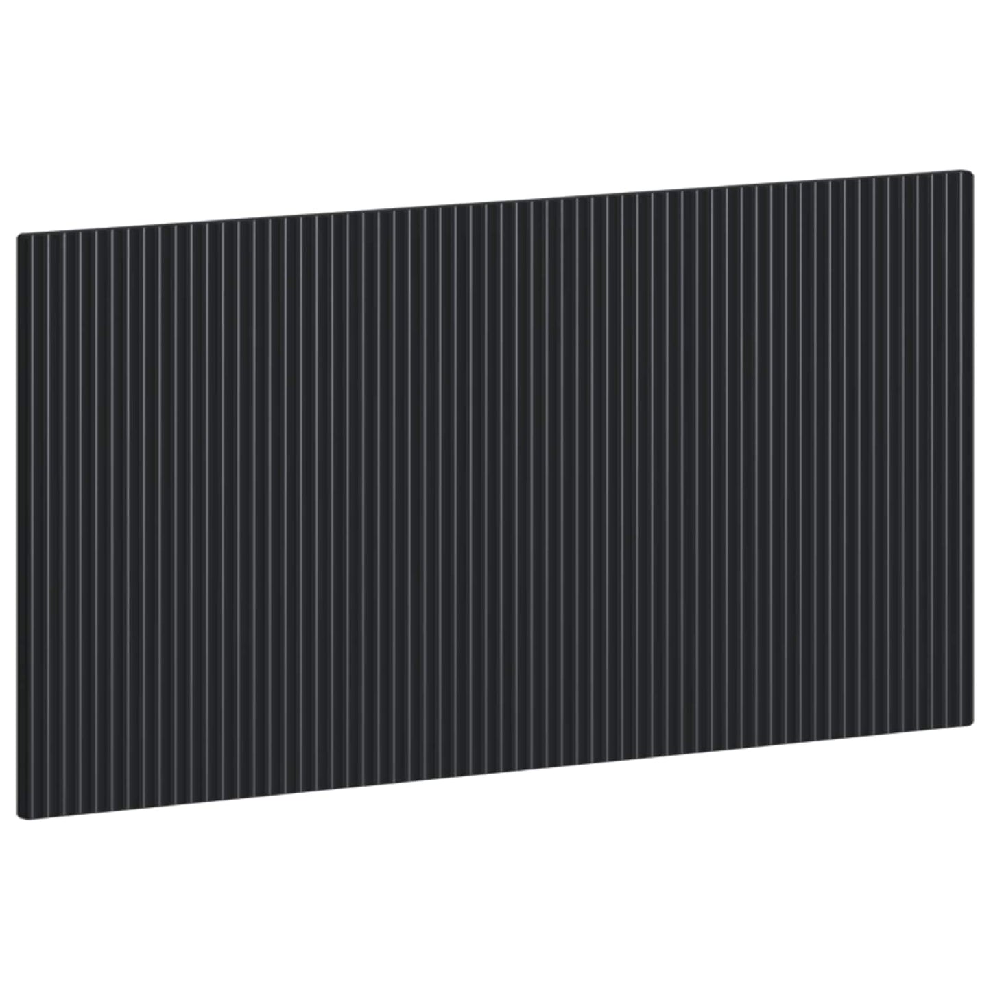 vidaXL Wall-Mounted Headboard ARNHEM Black Engineered Wood 2