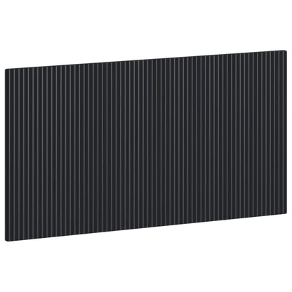 vidaXL Wall-Mounted Headboard ARNHEM Black Engineered Wood 2