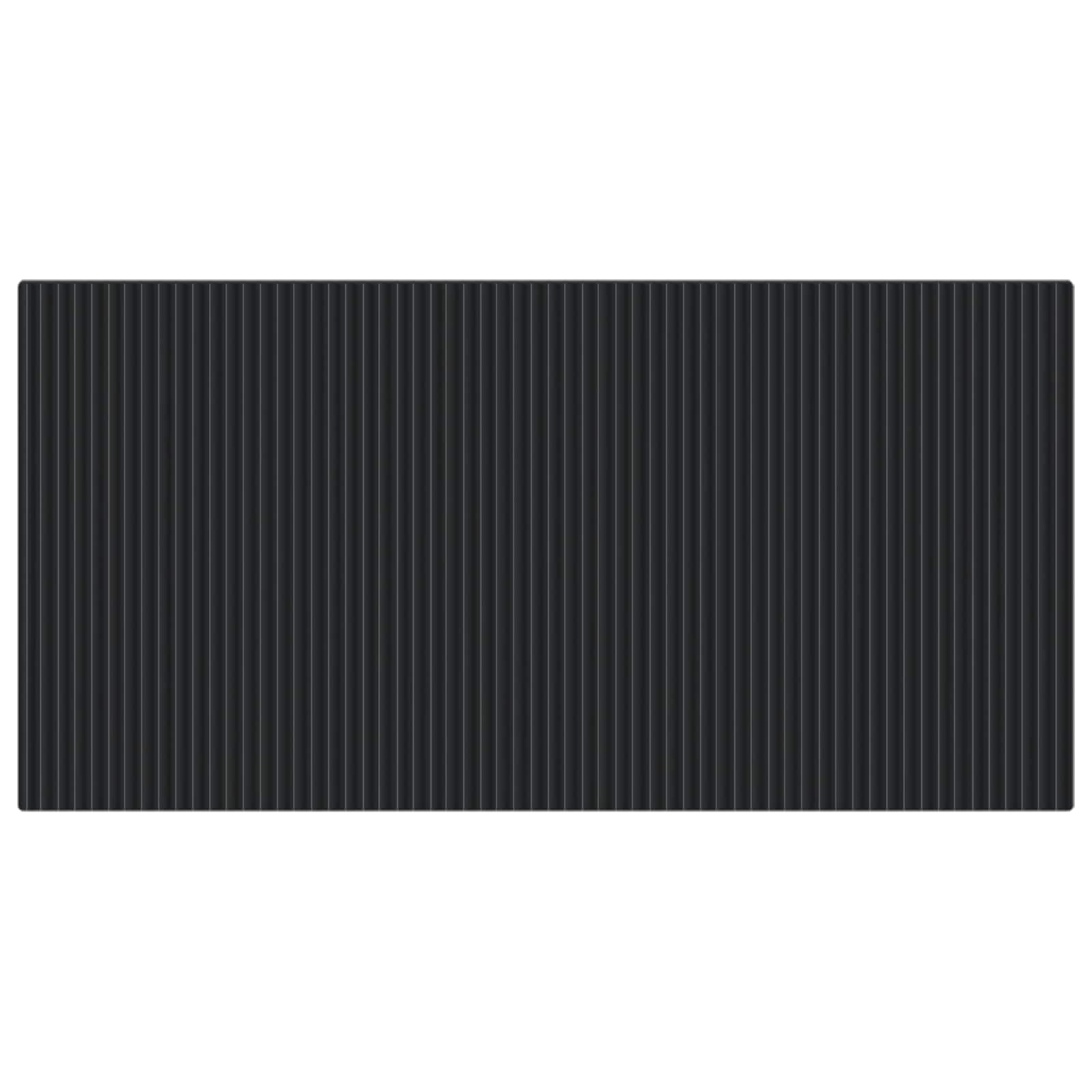 vidaXL Wall-Mounted Headboard ARNHEM Black Engineered Wood 3