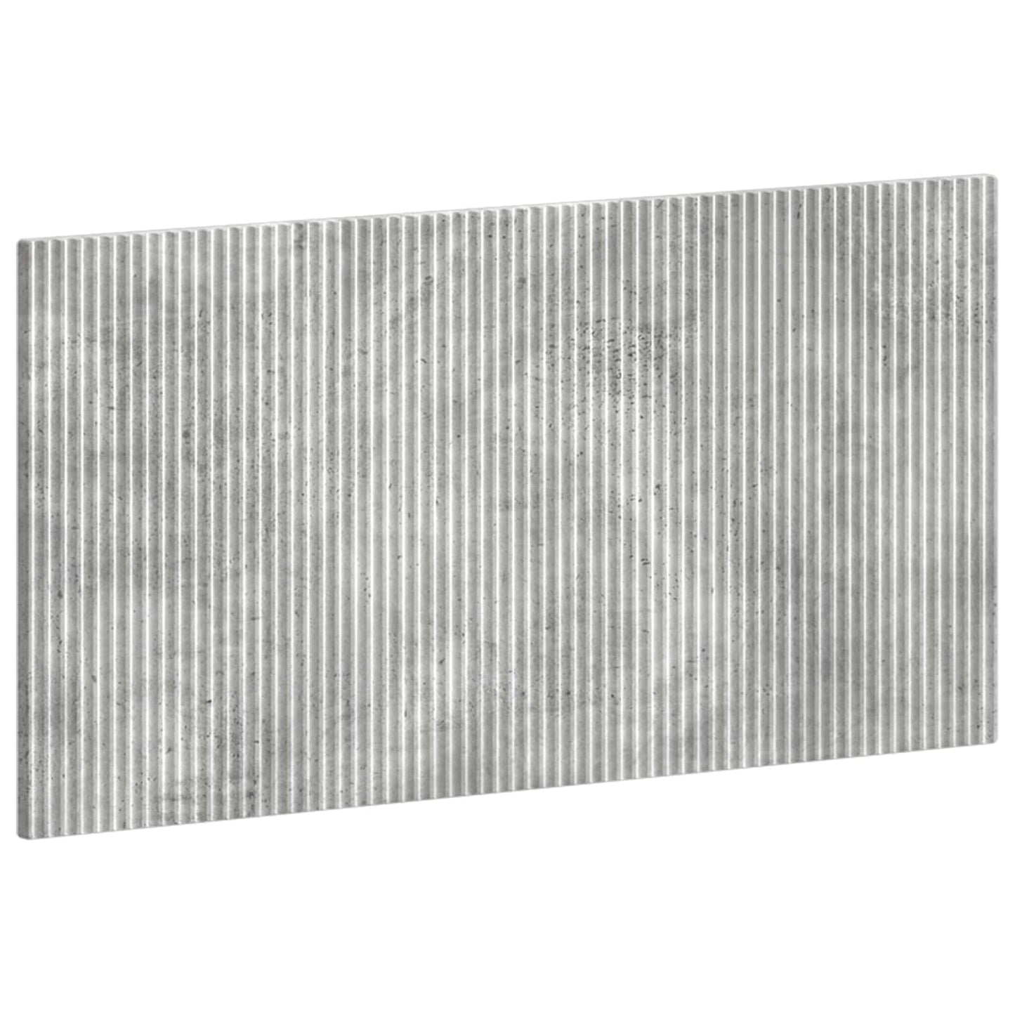 vidaXL Wall-Mounted Headboard ARNHEM Concrete Grey Engineered Wood 2