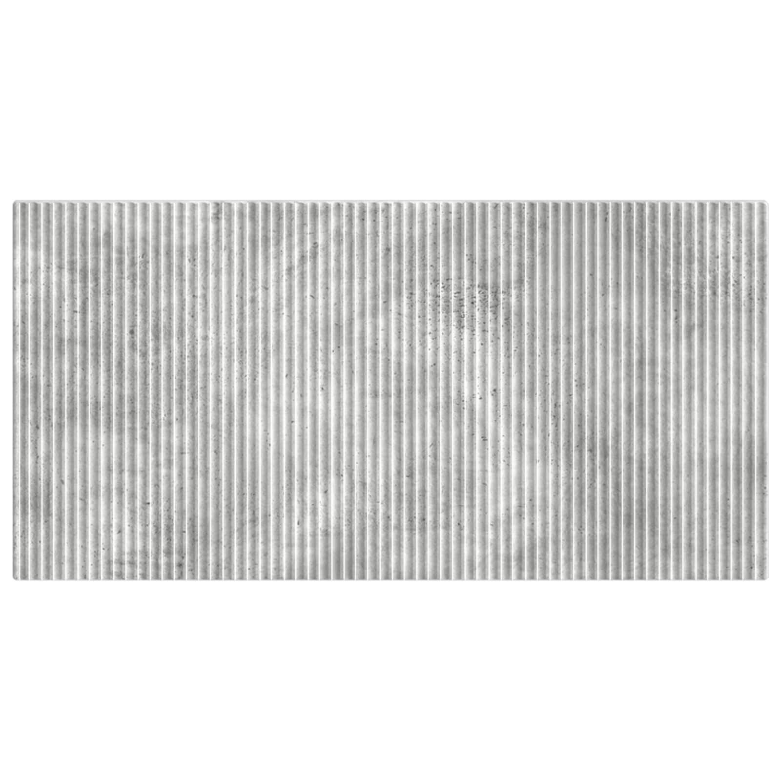 vidaXL Wall-Mounted Headboard ARNHEM Concrete Grey Engineered Wood 3