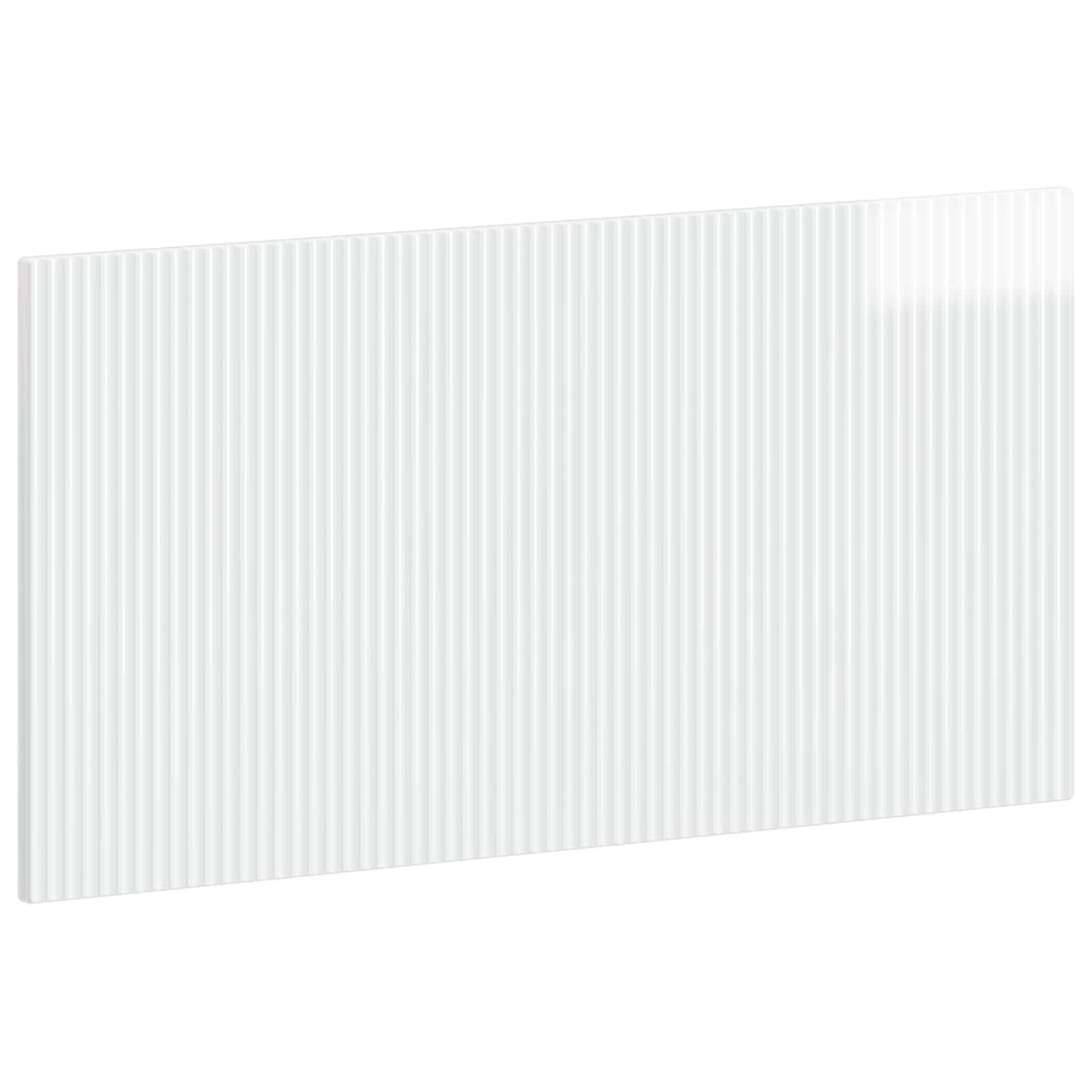 vidaXL Wall-Mounted Headboard ARNHEM High Gloss White Engineered Wood 2