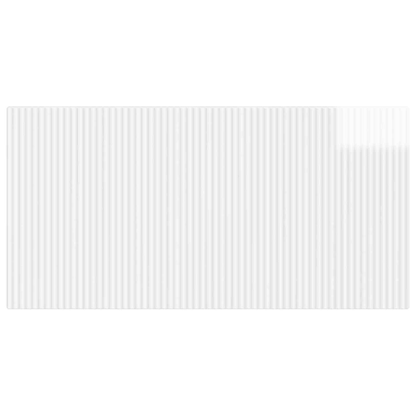 vidaXL Wall-Mounted Headboard ARNHEM High Gloss White Engineered Wood 3