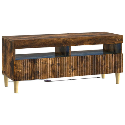LED TV Cabinet ARNHEM 100 x 35 x 43 cm Smoked oak