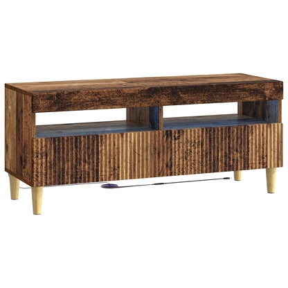 LED TV Cabinet ARNHEM 100 x 35 x 43 cm Old wood