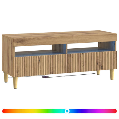 LED TV Cabinet ARNHEM 100 x 35 x 43 cm Artisan oak