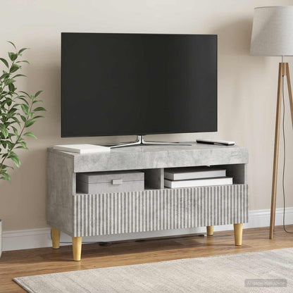 vidaXL LED TV Cabinet Concrete Grey Engineered Wood 4