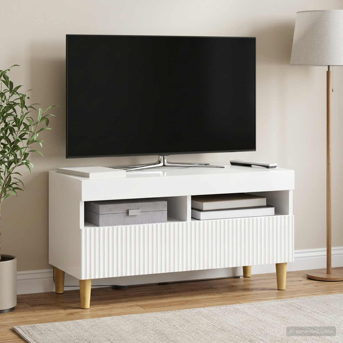 vidaXL LED TV Cabinet ARNHEM 81 x 35 x 43 cm