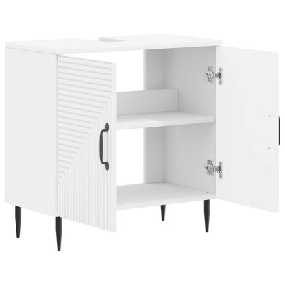 vidaXL Bathroom Sink Cabinet HAARLEM White 59.5 x 31.5x 59 cm 3
