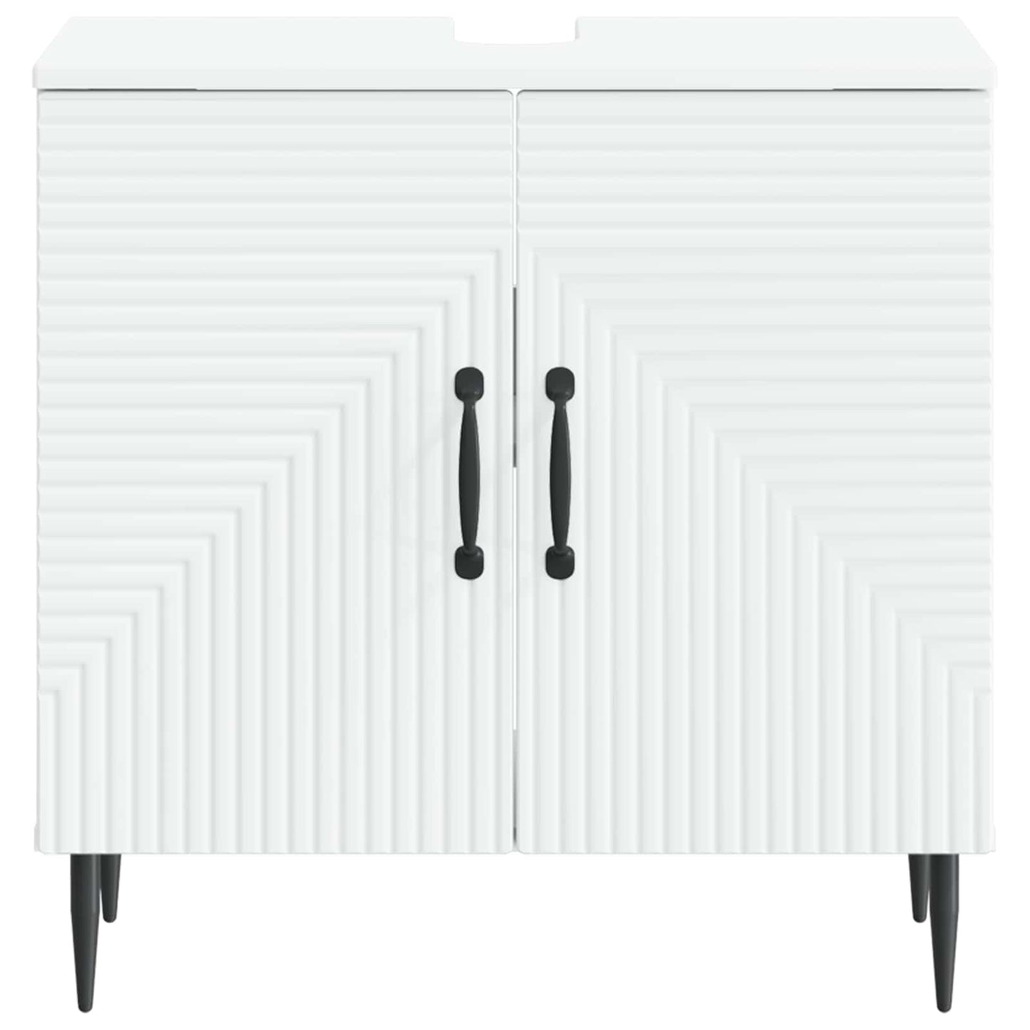 vidaXL Bathroom Sink Cabinet HAARLEM White 59.5 x 31.5x 59 cm 4