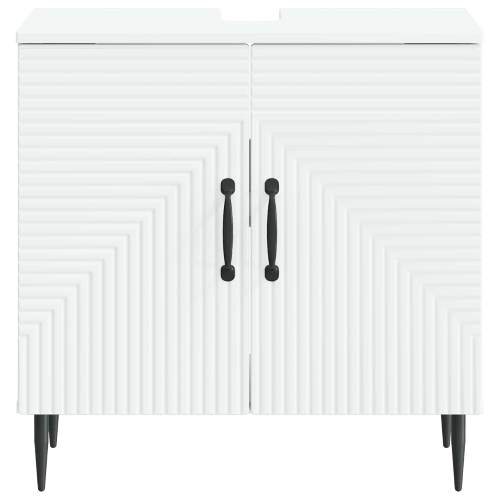 vidaXL Bathroom Sink Cabinet HAARLEM White 59.5 x 31.5x 59 cm 4