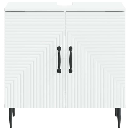 vidaXL Bathroom Sink Cabinet HAARLEM White 59.5 x 31.5x 59 cm 4