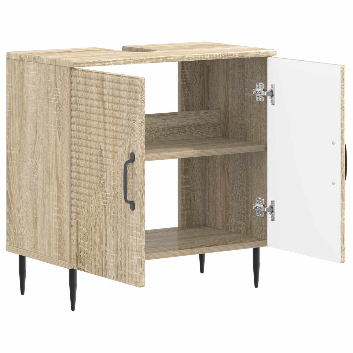 vidaXL Bathroom Sink Cabinet HAARLEM Sonoma Oak 59.5 x 31.5x 59 cm 3