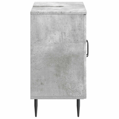 vidaXL Bathroom Sink Cabinet HAARLEM Concrete Grey 59.5 x 31.5x 59 cm 5