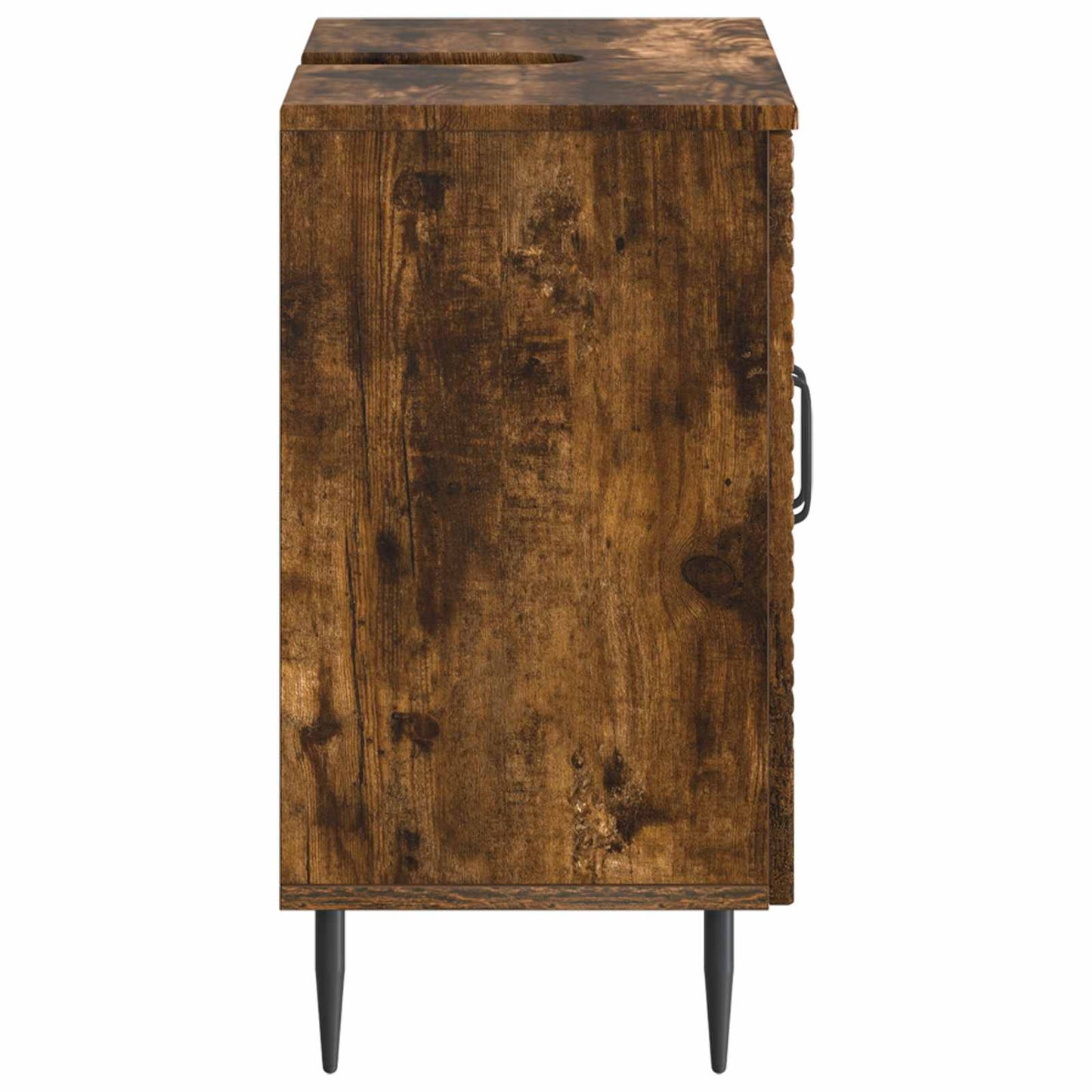 vidaXL Bathroom Sink Cabinet HAARLEM Smoked Oak 59.5 x 31.5x 59 cm 5