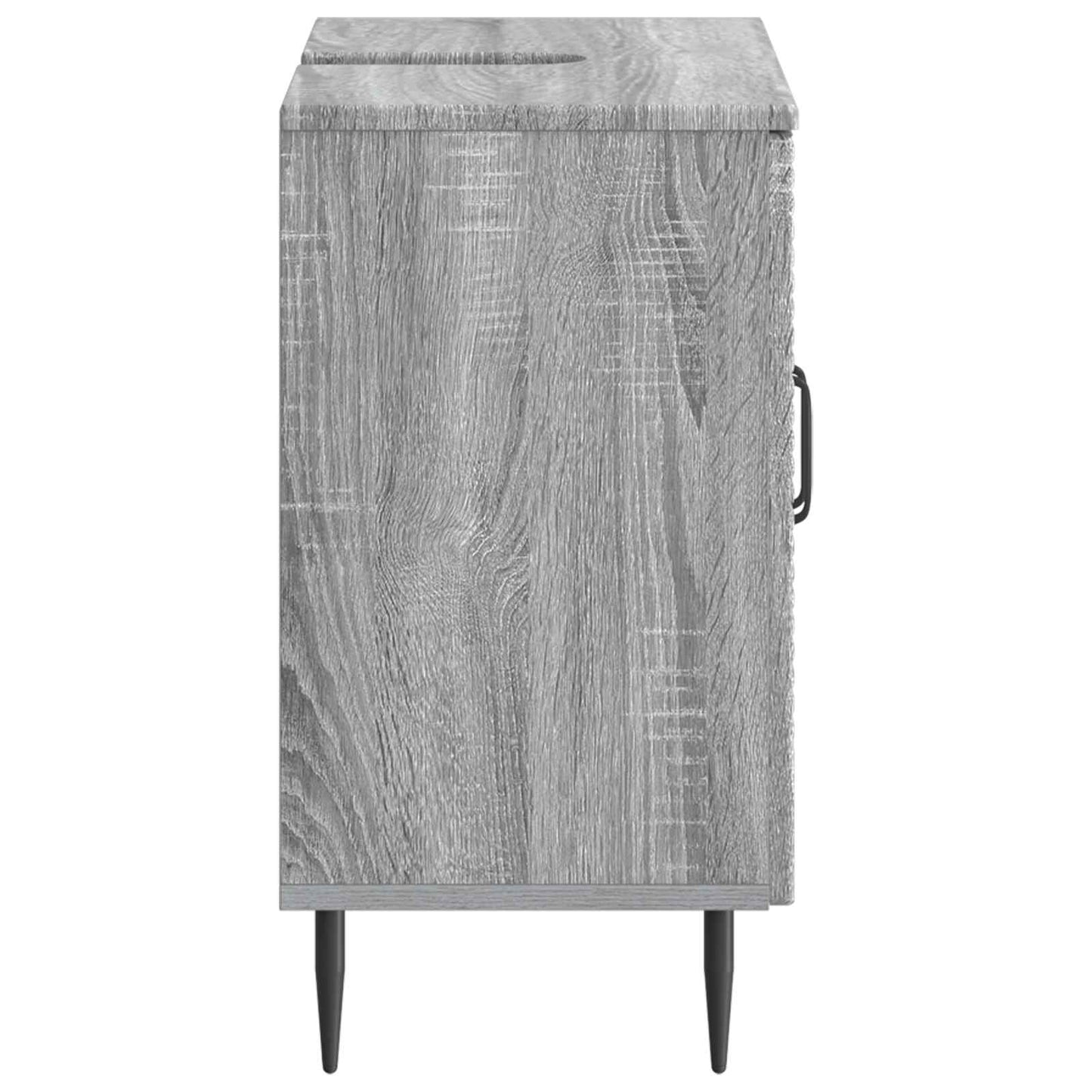 vidaXL Bathroom Sink Cabinet HAARLEM Grey Sonoma 59.5 x 31.5x 59 cm 5