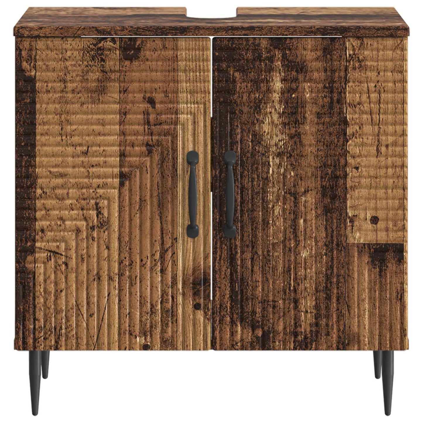 vidaXL Bathroom Sink Cabinet HAARLEM Old Wood 59.5 x 31.5x 59 cm 4