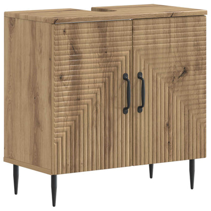 vidaXL Bathroom Sink Cabinet HAARLEM Artisan Oak 59.5 x 31.5x 59 cm 2
